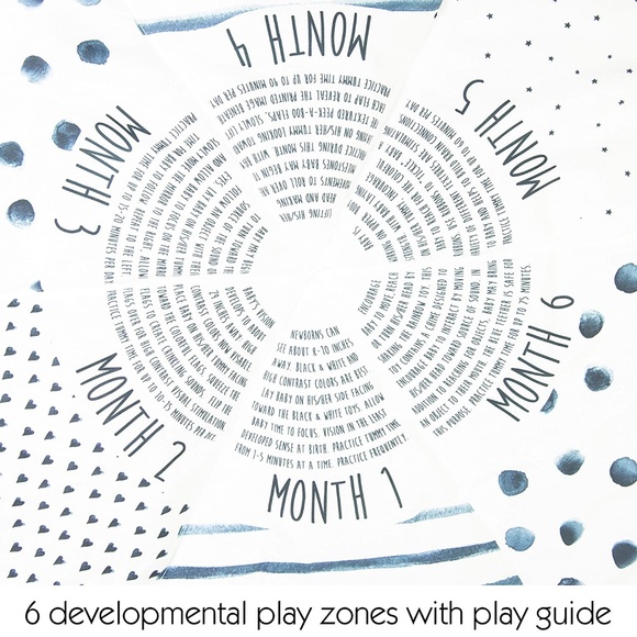 Sassy Stages STEM Developmental Play Gym, Sensory Tummy Time Activity Play Mat - Picture 6 of 10